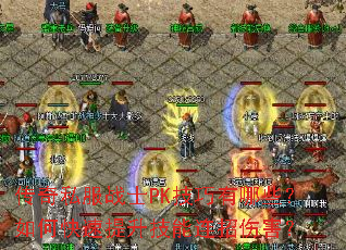 ����˽��սʿPK��������Щ����ο����������������˺���