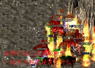 如何打造1.85顶级角色?战无不胜的秘诀是什么? 如何打造1.85顶级角色?战无不胜的秘诀是什么?