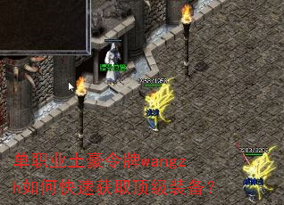 单职业土豪令牌wangzh如何快速获取顶级装备? 单职业土豪令牌wangzh如何快速获取顶级装备?