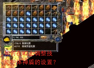 如何在M2上调整技能护体神盾的设置? 如何在M2上调整技能护体神盾的设置?