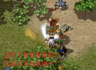 龙佑传奇最快乐的元宝获取活动是哪个? 龙佑传奇最快乐的元宝获取活动是哪个?