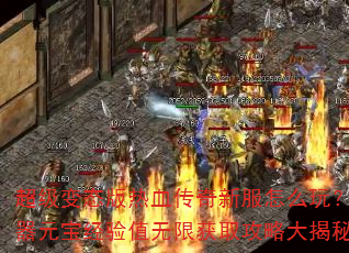 超级变态版热血传奇新服怎么玩?神器元宝经验值无限获取攻略大揭秘 超级变态版热血传奇新服怎么玩?神器元宝经验值无限获取攻略大揭秘