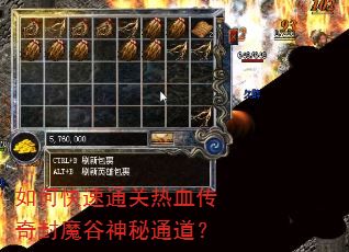 如何快速通关热血传奇封魔谷神秘通道? 如何快速通关热血传奇封魔谷神秘通道?