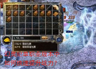 幻灵纪单职业版本中如何快速提升战力? 幻灵纪单职业版本中如何快速提升战力?