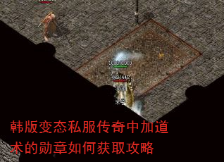 韩版变态私服传奇中加道术的勋章如何获取攻略 韩版变态私服传奇中加道术的勋章如何获取攻略