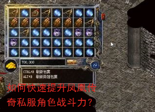 如何快速提升凤凰传奇私服角色战斗力? 如何快速提升凤凰传奇私服角色战斗力?