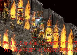 �¿������汾��ְҵ������ο�������ս����װ����ȡ�뼼�ܴ�������Щ���ɣ�