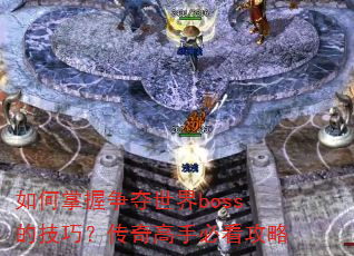 如何掌握争夺世界boss的技巧?传奇高手必看攻略 如何掌握争夺世界boss的技巧?传奇高手必看攻略