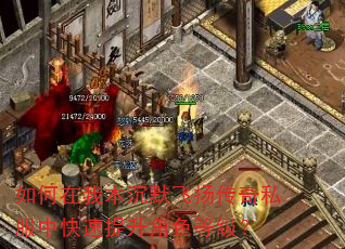 如何在我本沉默飞扬传奇私服中快速提升角色等级? 如何在我本沉默飞扬传奇私服中快速提升角色等级?